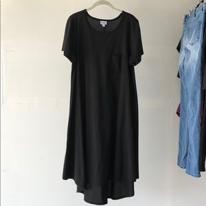 Lularoe Carly SOLID BLACK UNICORN